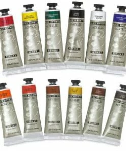 BLICK Full Catalog Blick Artists' Acrylic Set - Assorted, Set Of 12 Color, 2 Oz Tubes