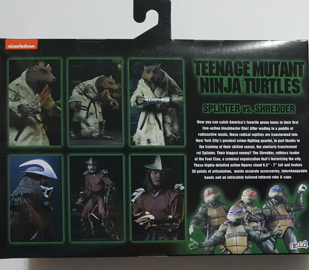 Deals π Teenage Mutant Ninja Turtles 1990 Movie β Splinter & Shredder By NECA Toys β 15 Teenage Mutant Ninja Turtles 1990 Movie β Splinter & Shredder By NECA Toys
