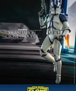 Sixth Scale Collectible Figures 501st Battalion Clone Trooper Sixth Scale Figure By Hot Toys The Clone Wars - Television Masterpiece Series