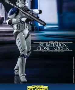 Sixth Scale Collectible Figures 501st Battalion Clone Trooper Sixth Scale Figure By Hot Toys The Clone Wars - Television Masterpiece Series