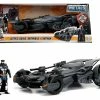 Jada Toys Batman Justice League 2017 Batmobile With Diecast Batman Figure 1/24 By Jada