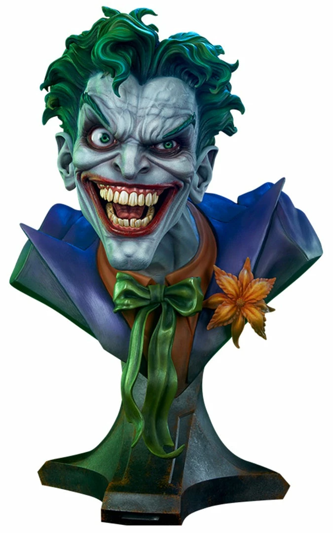 Best Pirce ✨ LIFE SIZED STATUES PROPS The Joker™ Life-Size Bust By Sideshow Collectibles DC Comics 😍 2 LIFE SIZED STATUES PROPS The Joker™ Life-Size Bust By Sideshow Collectibles DC Comics