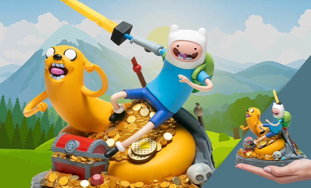 Brand new π MONDO COLLECTIBLES Adventure Time Jake And Finn Polystone Statue By Mondo π 1 MONDO COLLECTIBLES Adventure Time Jake And Finn Polystone Statue By Mondo