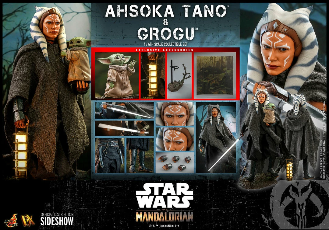 Deals ⭐ Hot Toys Sixth Scale Collectible Figures Ahsoka Tano And Grogu Sixth Scale Figure Set ⌛ 20 Hot Toys Sixth Scale Collectible Figures Ahsoka Tano And Grogu Sixth Scale Figure Set