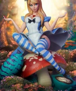 Premium Collection Alice In Wonderland Statue By Sideshow Collectibles Fairytale Fantasies Collection Artist J Scott Campbell