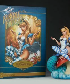 Premium Collection Alice In Wonderland Statue By Sideshow Collectibles Fairytale Fantasies Collection Artist J Scott Campbell