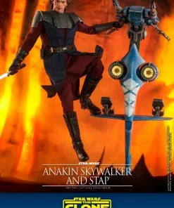 Hot Toys Anakin Skywalker And STAP Sixth Scale Figure Set