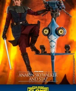Hot Toys Anakin Skywalker And STAP Sixth Scale Figure Set