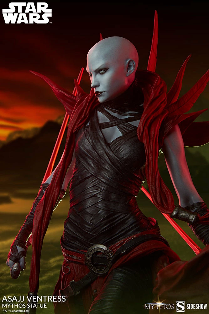 Budget 🎉 Sideshow Collectibles Asajj Ventress™ Mythos Statue 🤩 19 Sideshow Collectibles Asajj Ventress™ Mythos Statue