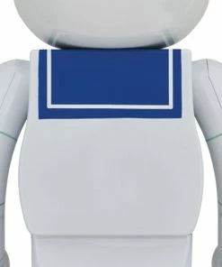 Ghostbusters Be@rbrick Stay Puft Marshmallow Man (White Chrome Version) 1000% Bearbrick By Medicom Toys 27.55