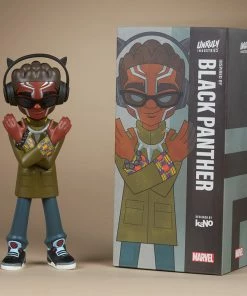 Black Panther Designer Collectible Toy By Unruly Industries™ By KaNO SIDESHOW COLLECTIBLES