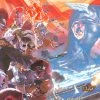 Art Work Murals & Prints Captain America: Winter In America Art Print By Alex Ross Art