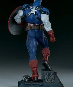 Promo ⭐ Captain America Premium Format™ Figure By Sideshow Collectibles Limited Edition 👍 44 Captain America Premium Format™ Figure By Sideshow Collectibles Limited Edition