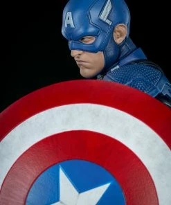 Promo ⭐ Captain America Premium Format™ Figure By Sideshow Collectibles Limited Edition 👍 63 Captain America Premium Format™ Figure By Sideshow Collectibles Limited Edition