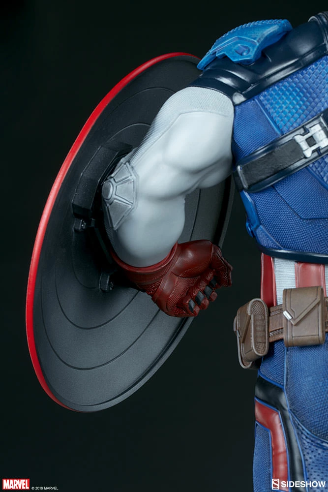 Promo ⭐ Captain America Premium Format™ Figure By Sideshow Collectibles Limited Edition 👍 31 Captain America Premium Format™ Figure By Sideshow Collectibles Limited Edition