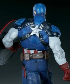 Promo ⭐ Captain America Premium Format™ Figure By Sideshow Collectibles Limited Edition 👍 59 Captain America Premium Format™ Figure By Sideshow Collectibles Limited Edition