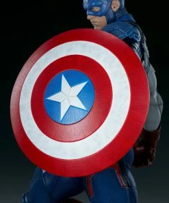 Promo ⭐ Captain America Premium Format™ Figure By Sideshow Collectibles Limited Edition 👍 67 Captain America Premium Format™ Figure By Sideshow Collectibles Limited Edition