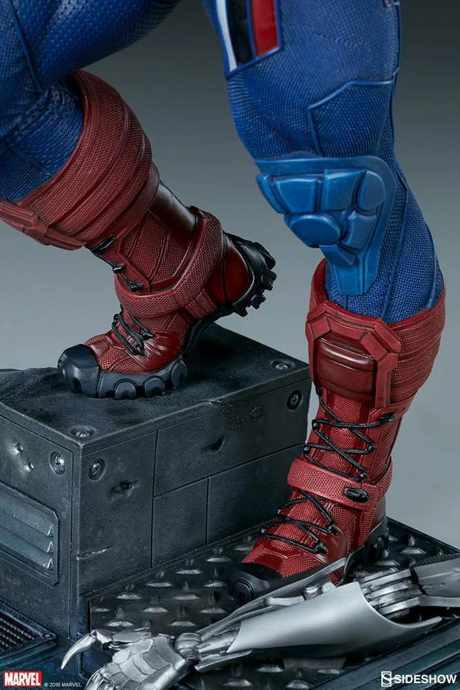 Promo ⭐ Captain America Premium Format™ Figure By Sideshow Collectibles Limited Edition 👍 10 Captain America Premium Format™ Figure By Sideshow Collectibles Limited Edition