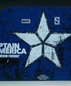 Promo ⭐ Captain America Premium Format™ Figure By Sideshow Collectibles Limited Edition 👍 51 Captain America Premium Format™ Figure By Sideshow Collectibles Limited Edition