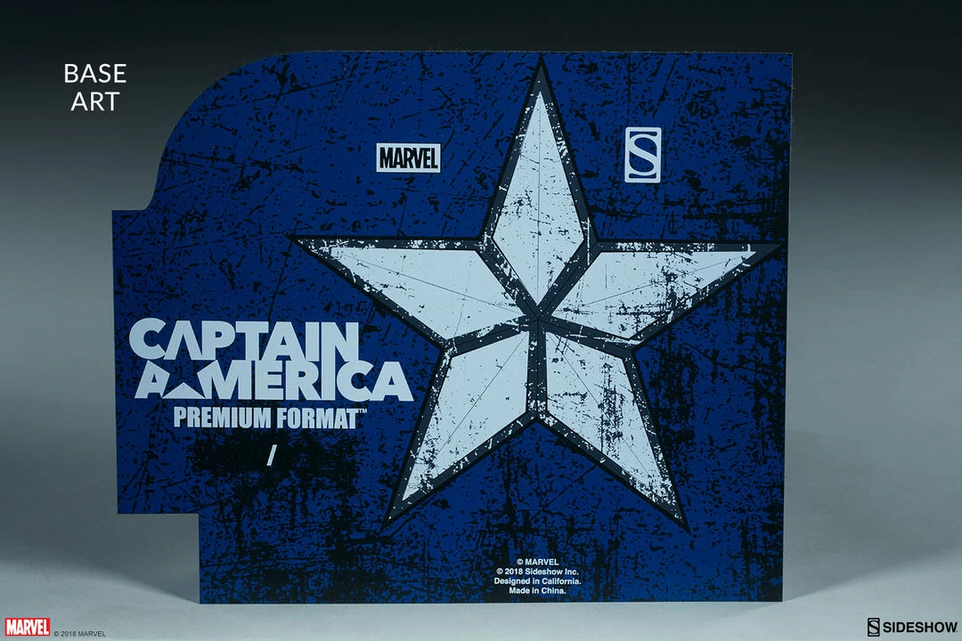 Promo ⭐ Captain America Premium Format™ Figure By Sideshow Collectibles Limited Edition 👍 16 Captain America Premium Format™ Figure By Sideshow Collectibles Limited Edition