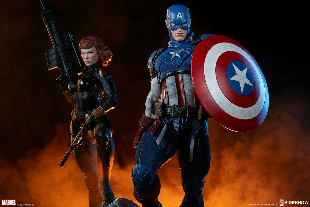 Promo ⭐ Captain America Premium Format™ Figure By Sideshow Collectibles Limited Edition 👍 17 Captain America Premium Format™ Figure By Sideshow Collectibles Limited Edition