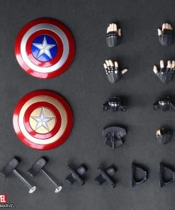 Discount 👍 Captain America Action Figure By Square Enix Marvel Universe Variant BRING ARTS™ 🔥 17 Captain America Action Figure By Square Enix Marvel Universe Variant BRING ARTS™