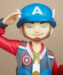 Captain America Designer Collectible Toy By Unruly Industries™ By KaNO