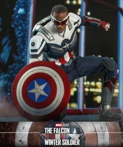 Best Sale π Captain America Sixth Scale Figure By Hot Toys Television Masterpiece Series - The Falcon And The Winter Soldier π 37 Captain America Sixth Scale Figure By Hot Toys Television Masterpiece Series - The Falcon And The Winter Soldier