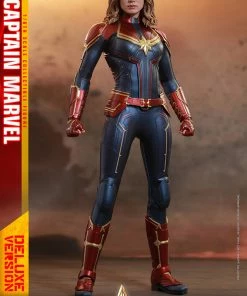Avengers Earth's Heroes Captain Marvel Deluxe Version Sixth Scale Figure By Hot Toys Captain Marvel - Movie Masterpiece Series