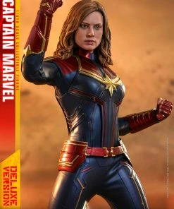 Avengers Earth's Heroes Captain Marvel Deluxe Version Sixth Scale Figure By Hot Toys Captain Marvel - Movie Masterpiece Series