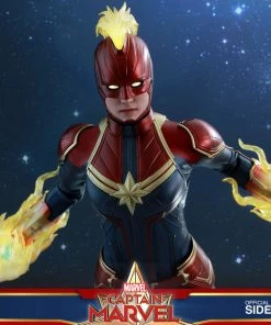 Avengers Earth's Heroes Captain Marvel Deluxe Version Sixth Scale Figure By Hot Toys Captain Marvel - Movie Masterpiece Series
