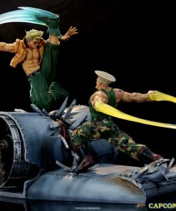 Charlie Nash Diorama By Kinetiquettes War Heroes Street Fighter