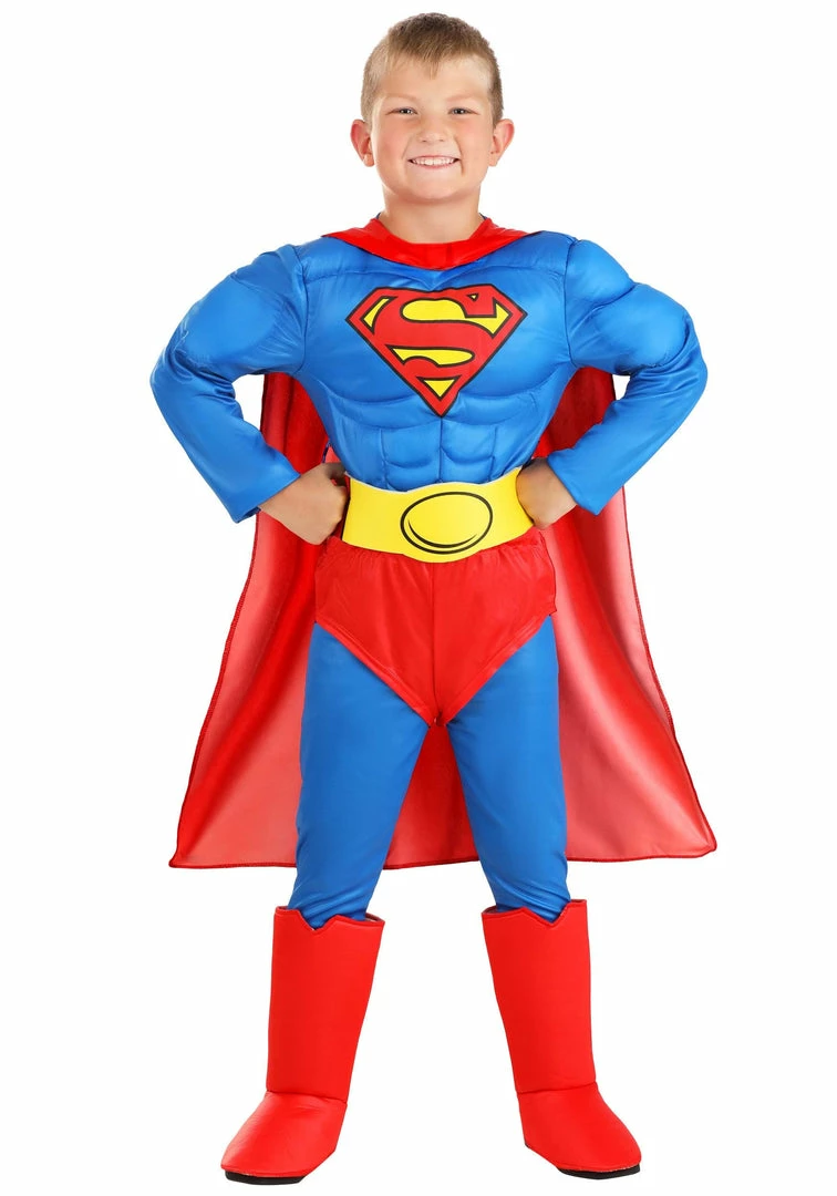 Coupon π Fun.com Classic Superman Deluxe Costume For Kids Cosplay, π Halloween Costumes π 1 Fun.com Classic Superman Deluxe Costume For Kids Cosplay, Halloween Costumes