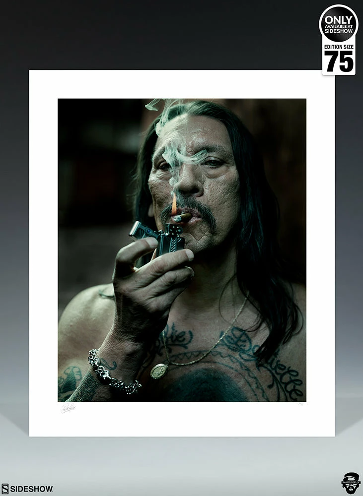 Wholesale ⭐ Danny Trejo Art Print By Sideshow Collectibles By Renowned Photographer Patrick Hoelck. ✔️ 2 Danny Trejo Art Print By Sideshow Collectibles By Renowned Photographer Patrick Hoelck.