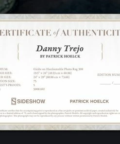 Wholesale ⭐ Danny Trejo Art Print By Sideshow Collectibles By Renowned Photographer Patrick Hoelck. ✔️ 12 Danny Trejo Art Print By Sideshow Collectibles By Renowned Photographer Patrick Hoelck.