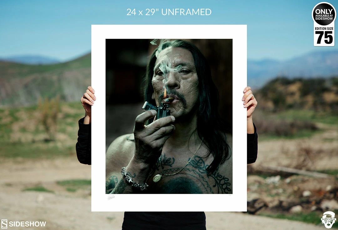 Wholesale ⭐ Danny Trejo Art Print By Sideshow Collectibles By Renowned Photographer Patrick Hoelck. ✔️ 7 Danny Trejo Art Print By Sideshow Collectibles By Renowned Photographer Patrick Hoelck.