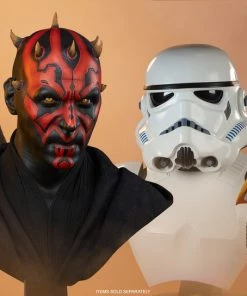 LIFE SIZED STATUES PROPS Darth Maul Life-Size Bust By Sideshow Collectibles