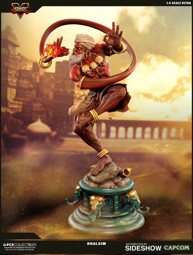 Best Sale ✨ Dhalsim Statue By PCS Collectibles Street Fighter V ⭐ 1 Dhalsim Statue By PCS Collectibles Street Fighter V