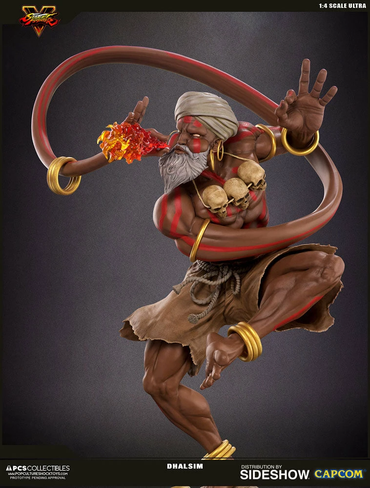 Best Sale ✨ Dhalsim Statue By PCS Collectibles Street Fighter V ⭐ 6 Dhalsim Statue By PCS Collectibles Street Fighter V