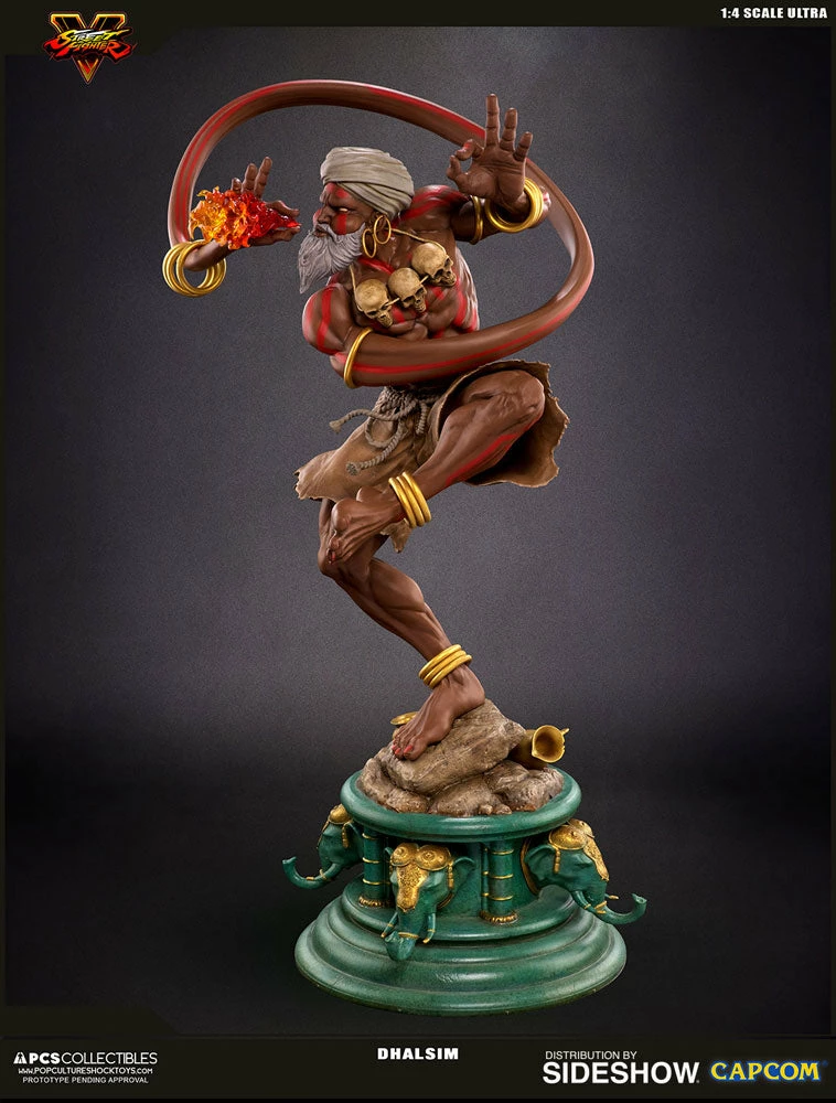Best Sale ✨ Dhalsim Statue By PCS Collectibles Street Fighter V ⭐ 5 Dhalsim Statue By PCS Collectibles Street Fighter V