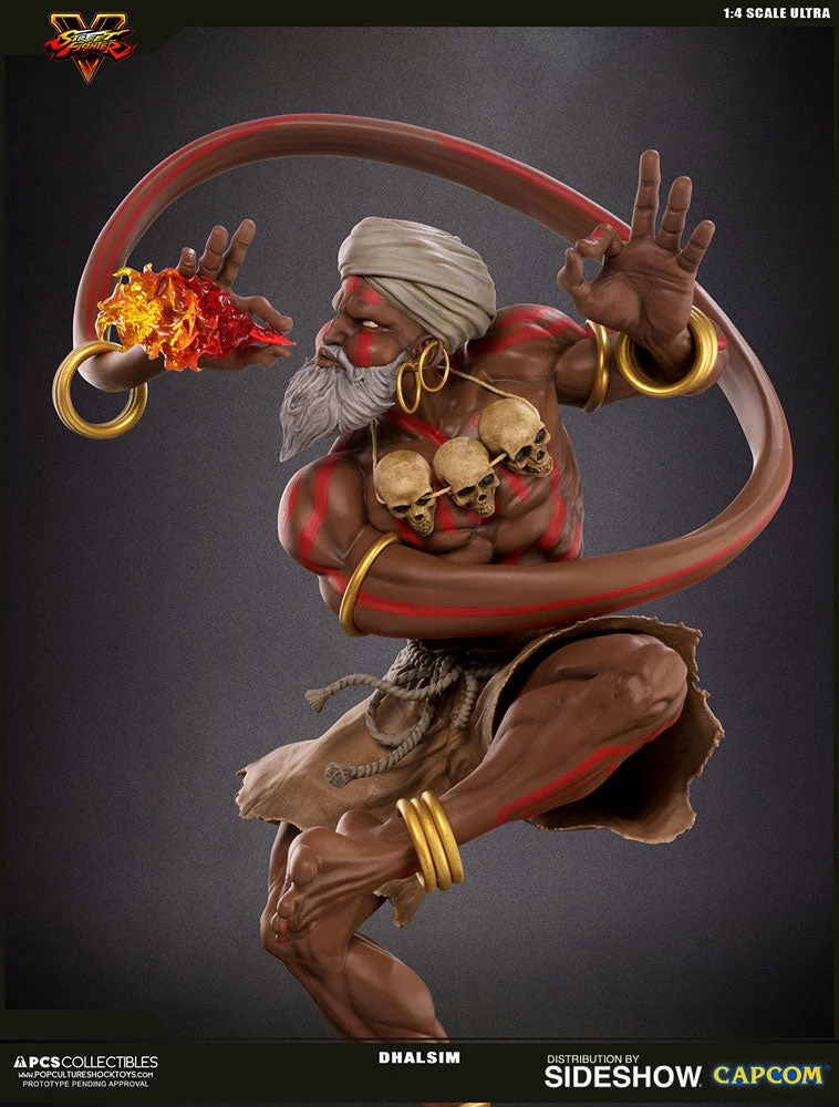 Best Sale ✨ Dhalsim Statue By PCS Collectibles Street Fighter V ⭐ 10 Dhalsim Statue By PCS Collectibles Street Fighter V
