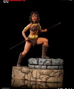 SIDESHOW COLLECTIBLES Dungeons & Dragons Diana The Acrobat Statue By Iron Studios Includes Diorama Base