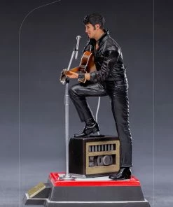 Hot Pop Cultures Store Elvis Presley (Comeback Deluxe) 1:10 Scale Statue By Iron Studios Art Scale SIDESHOW COLLECTIBLES