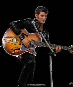 Hot Pop Cultures Store Elvis Presley (Comeback Deluxe) 1:10 Scale Statue By Iron Studios Art Scale SIDESHOW COLLECTIBLES
