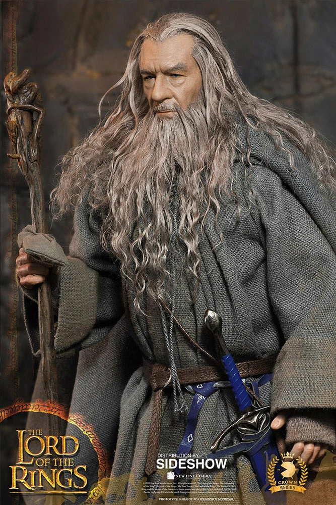Promo ⭐ Gandalf The Grey Sixth Scale Figure By Asmus Collectible Toys The Lord Of The Rings – The Crown Series Sideshow ✨ 9 Gandalf The Grey Sixth Scale Figure By Asmus Collectible Toys The Lord Of The Rings – The Crown Series Sideshow