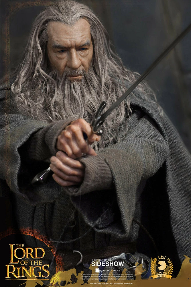 Promo ⭐ Gandalf The Grey Sixth Scale Figure By Asmus Collectible Toys The Lord Of The Rings – The Crown Series Sideshow ✨ 10 Gandalf The Grey Sixth Scale Figure By Asmus Collectible Toys The Lord Of The Rings – The Crown Series Sideshow