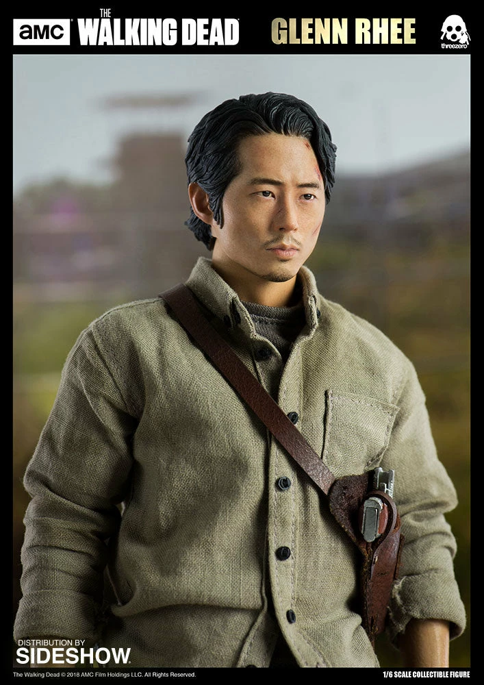 Promo ⌛ Glenn Rhee Deluxe Version Sixth Scale Figure By Threezero The Walking Dead ❤️ 3 Glenn Rhee Deluxe Version Sixth Scale Figure By Threezero The Walking Dead