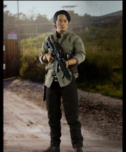 Promo ⌛ Glenn Rhee Deluxe Version Sixth Scale Figure By Threezero The Walking Dead ❤️ 17 Glenn Rhee Deluxe Version Sixth Scale Figure By Threezero The Walking Dead