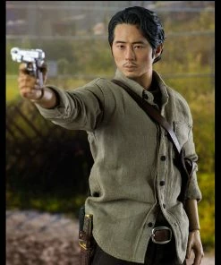 Promo ⌛ Glenn Rhee Deluxe Version Sixth Scale Figure By Threezero The Walking Dead ❤️ 18 Glenn Rhee Deluxe Version Sixth Scale Figure By Threezero The Walking Dead