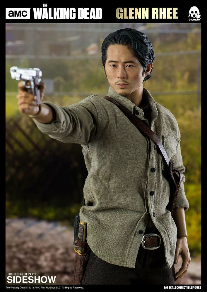 Promo ⌛ Glenn Rhee Deluxe Version Sixth Scale Figure By Threezero The Walking Dead ❤️ 6 Glenn Rhee Deluxe Version Sixth Scale Figure By Threezero The Walking Dead